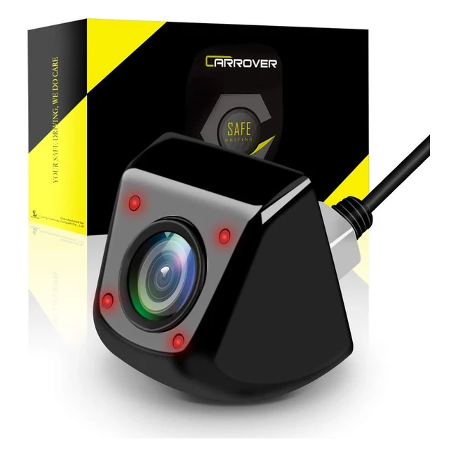 Car Rover Telecamera Retromarcia Auto con 4 LED Infrarossi - Visione Notturna