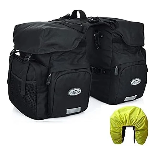 Alforjas Bicicleta Impermeable Canvas - ZTZ - Ref. 123456 - Resistente y Enrollable