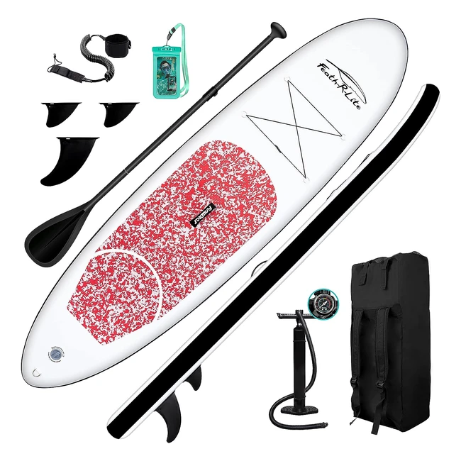 Feathrlite Inflatable 10306 Ultralight SUP - All Skill Levels - Everything Inclu