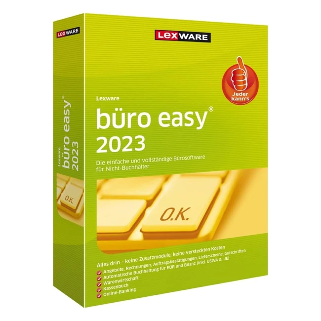 Lexware Bro Easy 2023 Minibox - 365 Tage Brosoftware mit Basisfunktionen