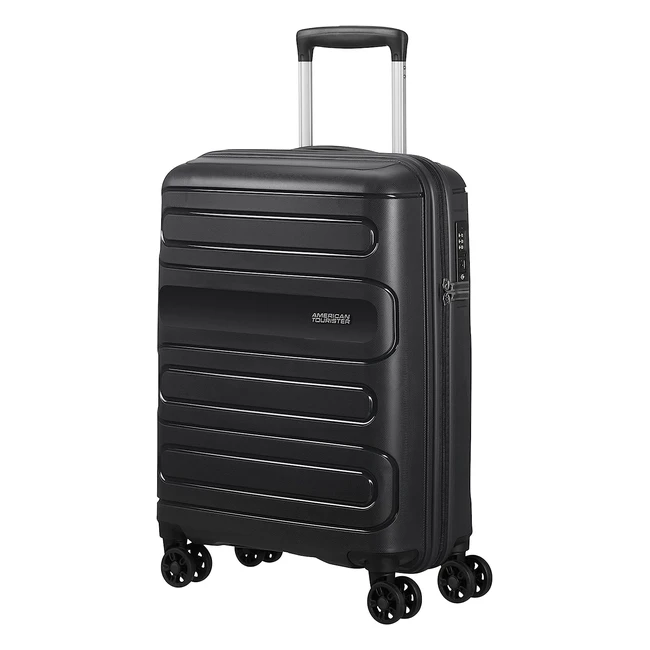 American Tourister Sunside Spinner 5520 - Equipaje de Mano 55 cm - 35 Litros - Negro