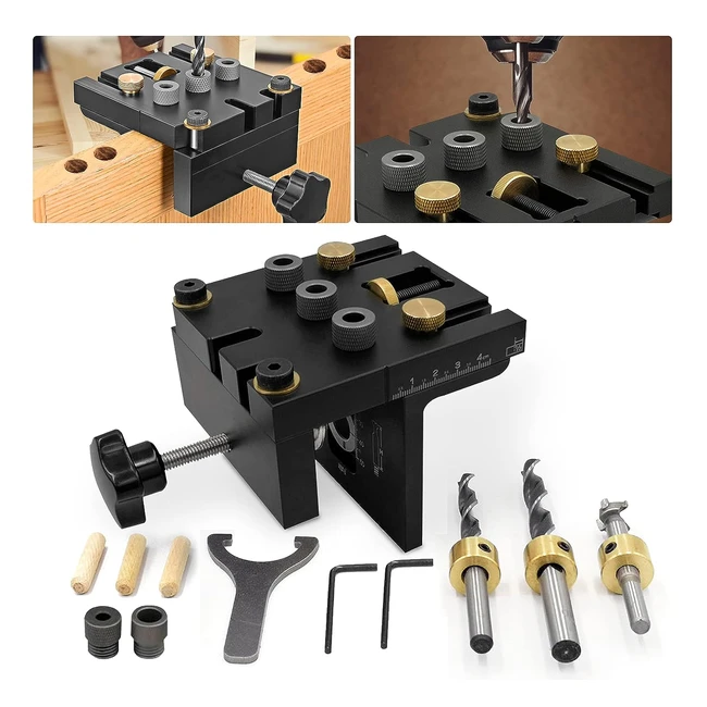 Kit de gabarit de positionnement 3 en 1 pour meubles - GJCrafts 681015mm