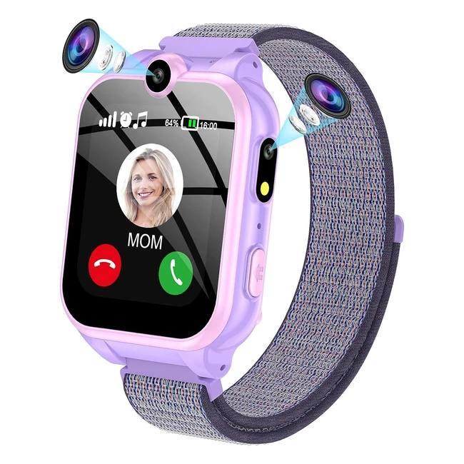 Orologio Intelligente Bambini PTHTechUS - Chiamata Bidirezionale Smartwatch Mus