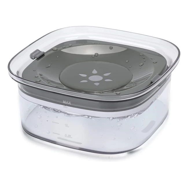 Gamelle anti-claboussures pour chien Pettom - Grande capacité 2L