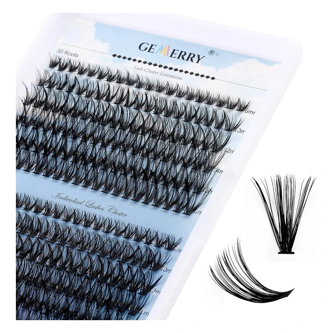 Extension Cils Bouquet 240pcs Cluster Individuels Naturel Fauxcils DIY Maison 30D40D 007mm C Curl 816Mix Grappe de Greffage Extension Cils Soie Prefait Gemerry Cils30D40D007C816Mix