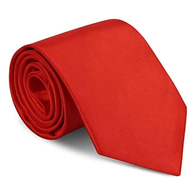 Elegante Satin Krawatte 8 cm fr Herren - URAQT