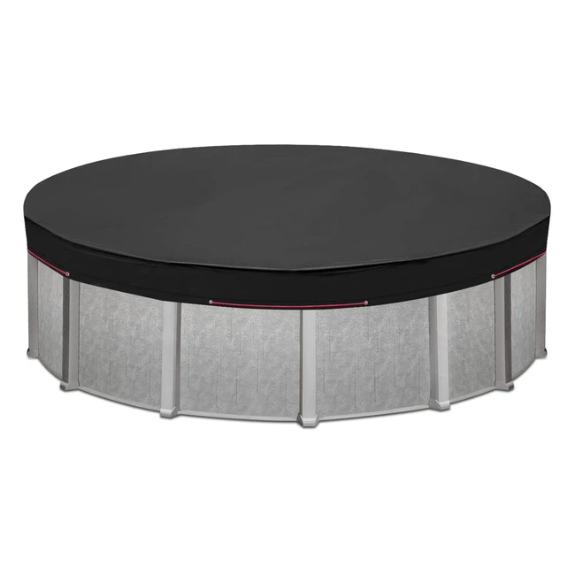 Housse de protection pour piscine ronde Vansheim - Rsistante aux UV et tanch