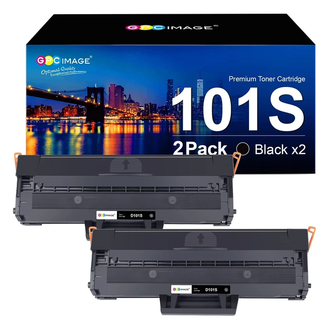 Cartuchos de Tóner Compatible GPC Image MLTD101S para Samsung ML2160 ML2162 ML2165 ML2165W ML2168 SCX3405 SCX3405F SCX3400 SCX3400F SF760P - Negro