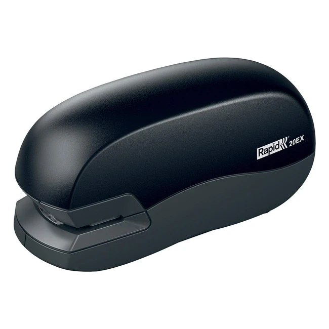 Agrafeuse électrique Rapid Fixativ 20EX - Alimentation secteur - 20 feuilles - Agrafes 246 et 266 - Noir