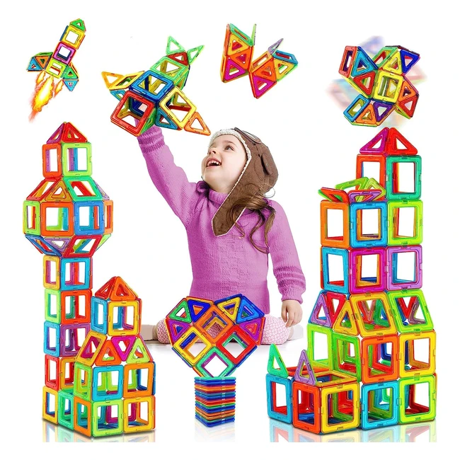 Jeu de construction magnétique enfant 38pcs - Créativité illimitée