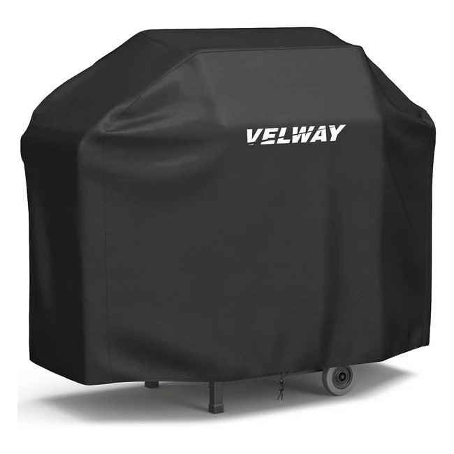 Velway Waterproof BBQ Cover - Heavy Duty, UV Protection, Dustproof - 147x61x117cm