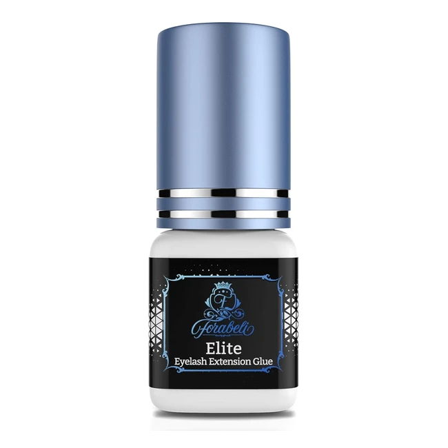 Elite Fast Dry Time Eyelash Extension Glue Forabeli 5ml | 1 Sec Drying Time | 7 Weeks Retention | Maximum Bonding Power