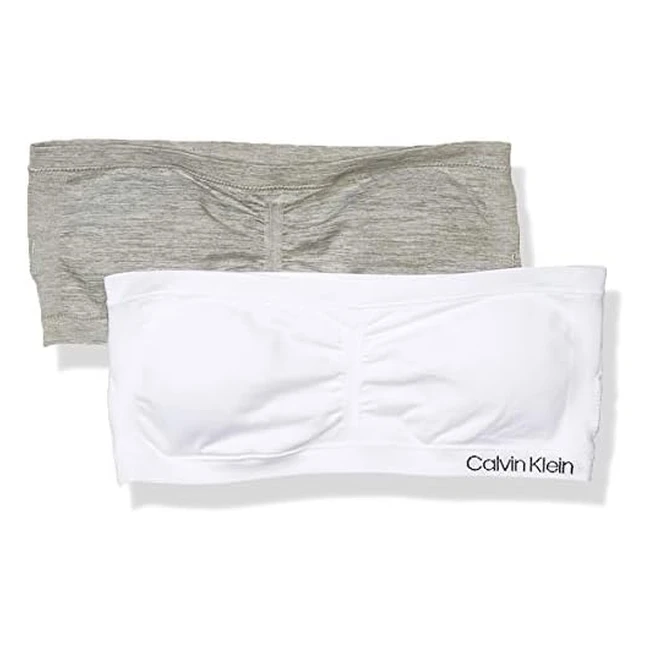 Calvin Klein Girls Bandeau Training Bra - Removable Cups, Fastening Pull-On