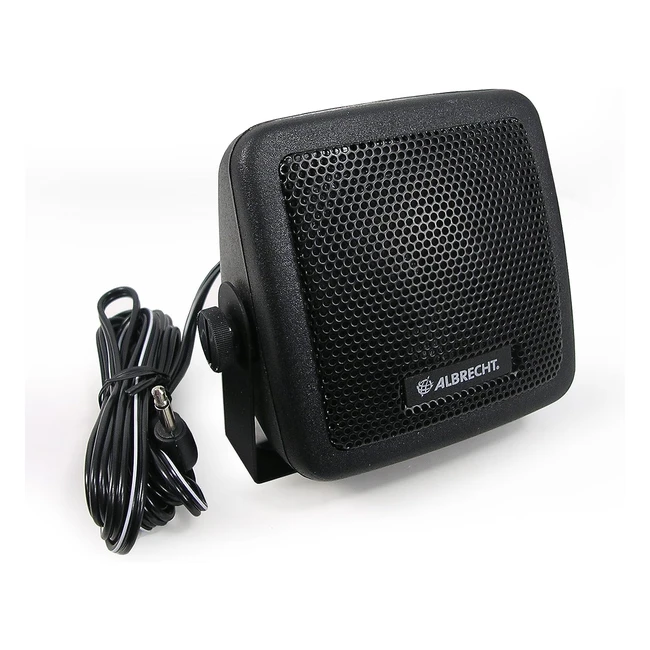 Altavoz Externo Albrecht CB 150 Negro - Audio Nítido - Potencia 6W