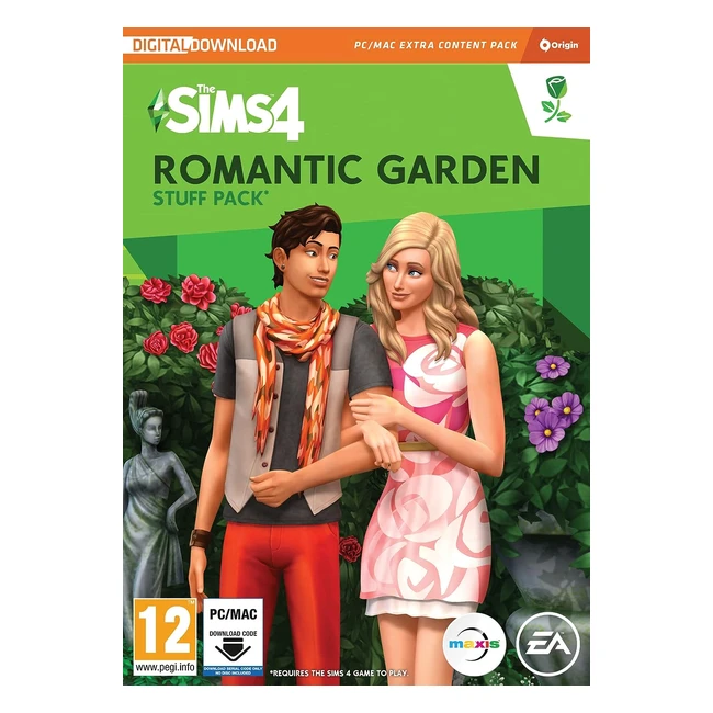 The Sims 4 Romantic Garden SP6 Stuff Pack - PCMac - Victorian-Inspired Garden -