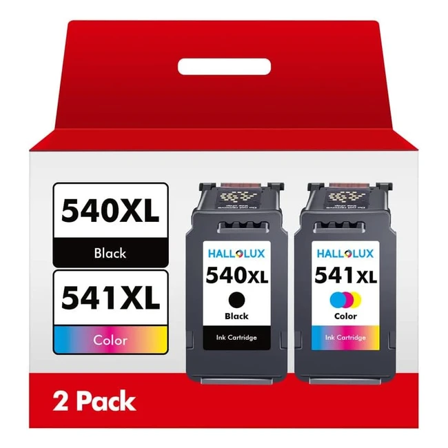 Cartouches d'encre PG540XL CL541XL pour Canon Pixma - Noir et Couleur - Rendement élevé