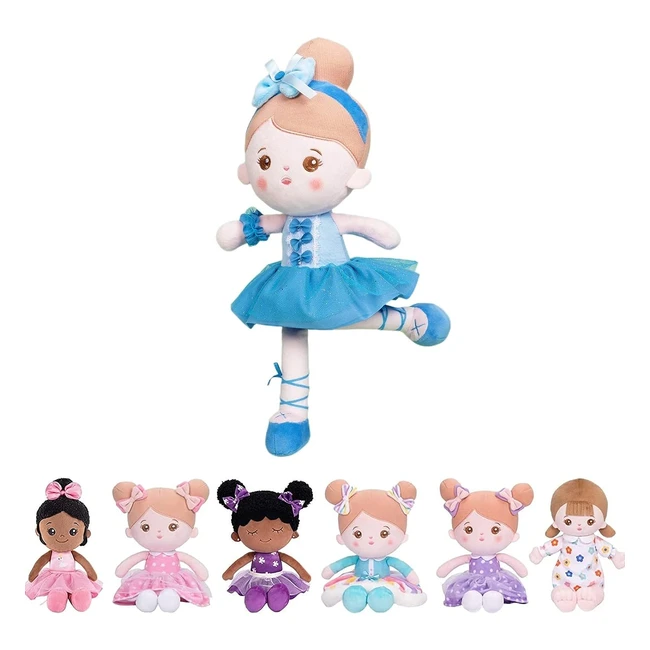 Muñeca de trapo Starpony Ouozzz 38cm - Regalo para niñas - Ballet azul