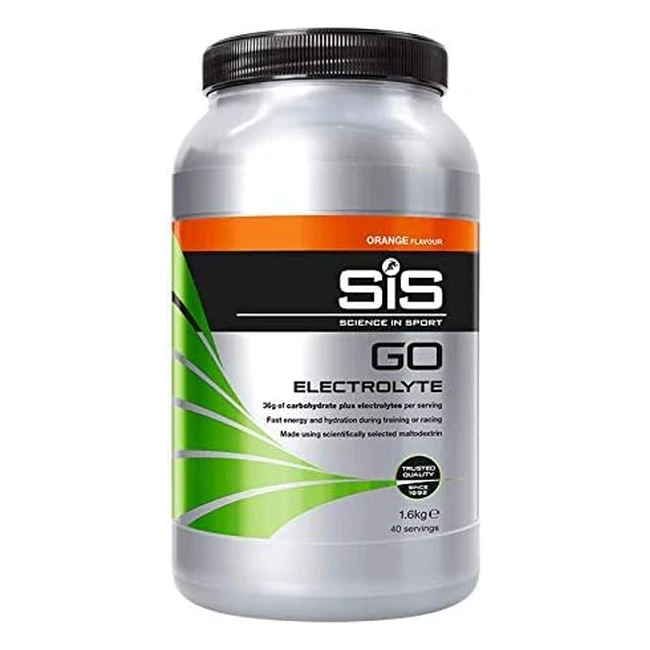 Science in Sport GO Electrolyte Powder - Orange Flavour - 32 Servings