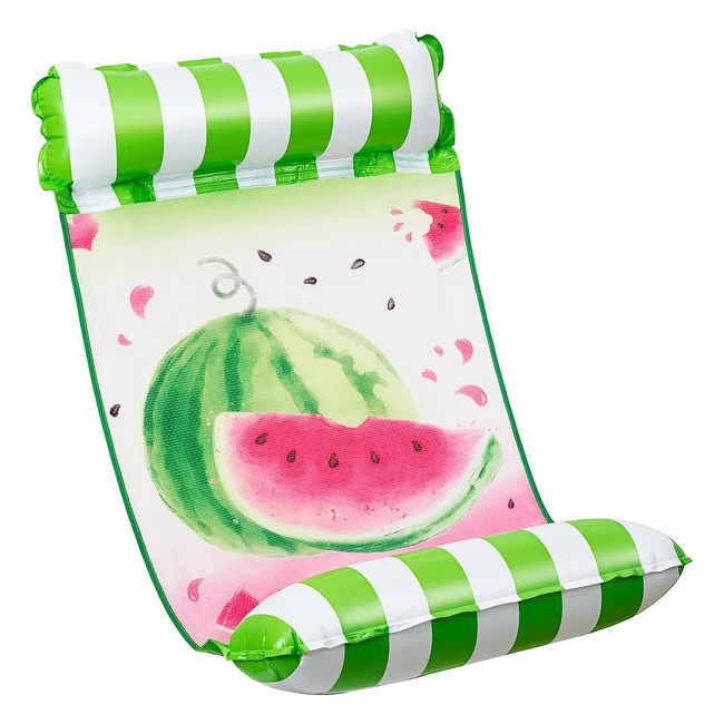 Amaca Gonfiabile Anguria 4in1 - Materassino Piscina