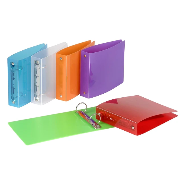 Carpeta con 2 anillas Viquel 90608308, propyglass 10x15cm