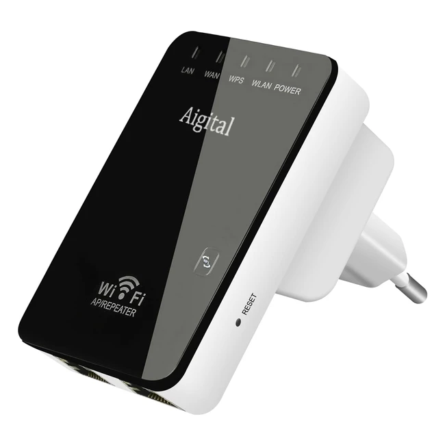 Ripetitore WiFi Wireless 300Mbps Mini Compact Amplificatore WiFi Extender e Acce
