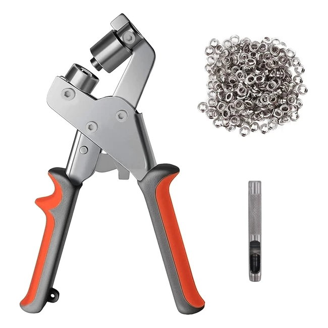 Pince œillets professionnelle 10mm avec 100 illets métalliques - Durable et facile à utiliser