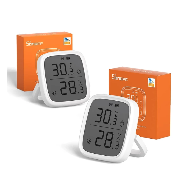 Mini capteur Zigbee de temprature et dhumidit Sonoff SNZB02D