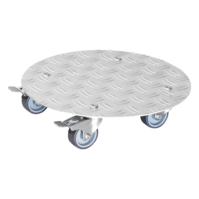 Wagner Alaska Pflanzenroller Riffelblech 4 Softrollen 2 mit Bremse fr schw