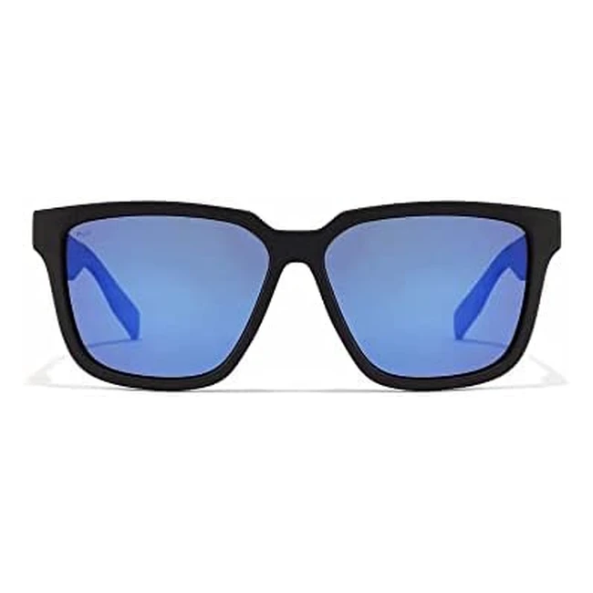 Hawkers Motion Sunglasses - Black Frame, Blue Mirror Polarized Lenses