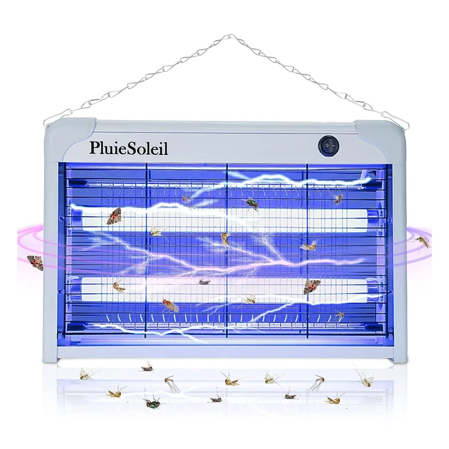 Pluiesoleil 20W Electric Fly Killer - Fast & Effective Insect Zapper