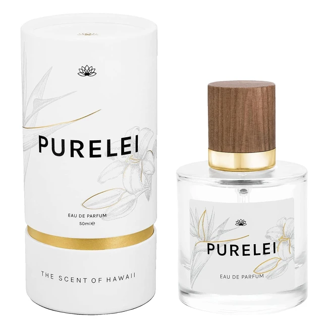 Purelei Eau de Parfum 50ml - Parfum Vaporisateur Femme - Notes de Bergamote et Y