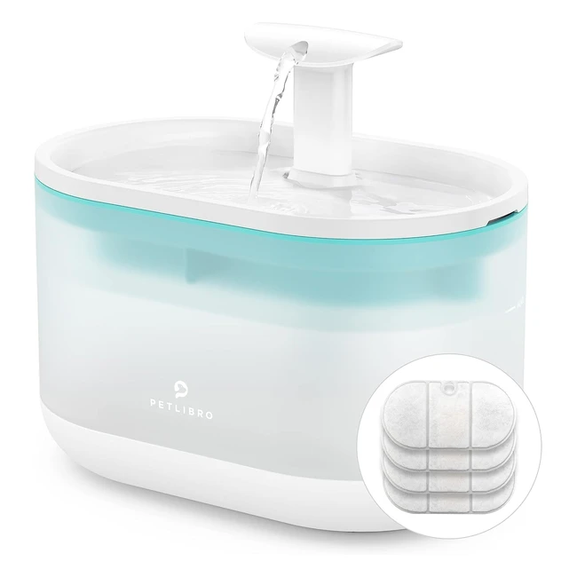 Petlibro Cat Water Fountain BPA-Free Ultra Quiet Fountain 73oz21L - 4 Pack Vis