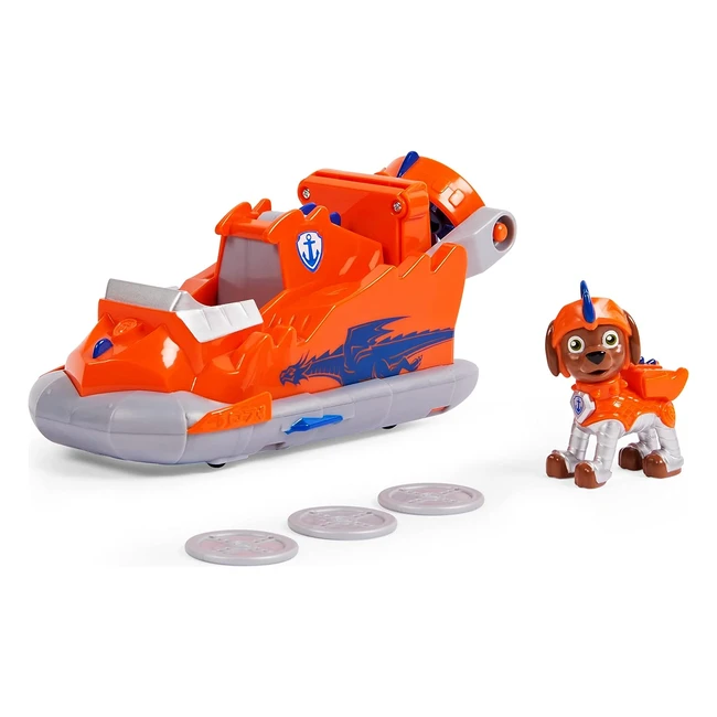 Paw Patrol Rescue Knights Zuma Transforming Toy Car - Limited Edition, Ages 3+, No Batteries Needed