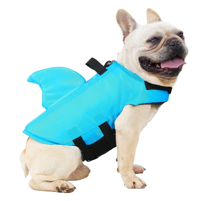 Chaleco Salvavidas para Perros - Alta Flotabilidad - Seguridad y Estilo - Azul - Medium
