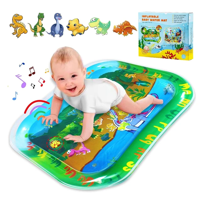 Tapis d'eau bébé éveil jouetgarnhlob 95x76cm, grand gonflable, référence XXL, cadeau prénatal