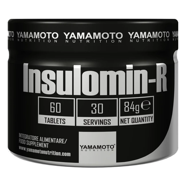 Yamamoto Nutrition Insulominr 60 Compresse - Supporto Metabolismo Carboidrati - Senza Lattosio e Glutine