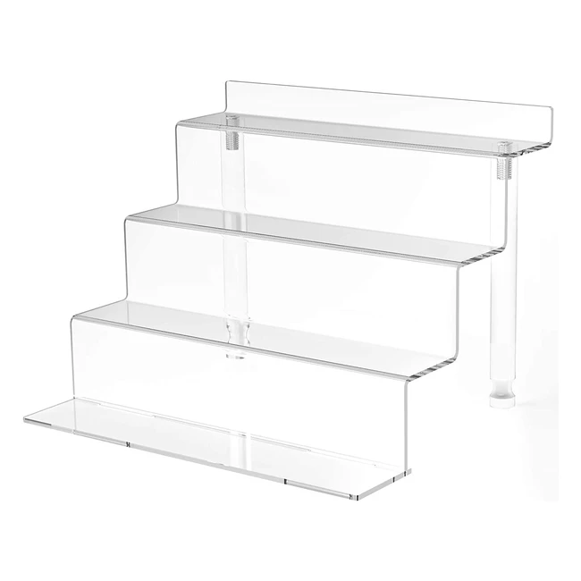 Clear Acrylic Display Shelf - Perfume Organizer Stand - Action Figures Shelf - 1 Piece