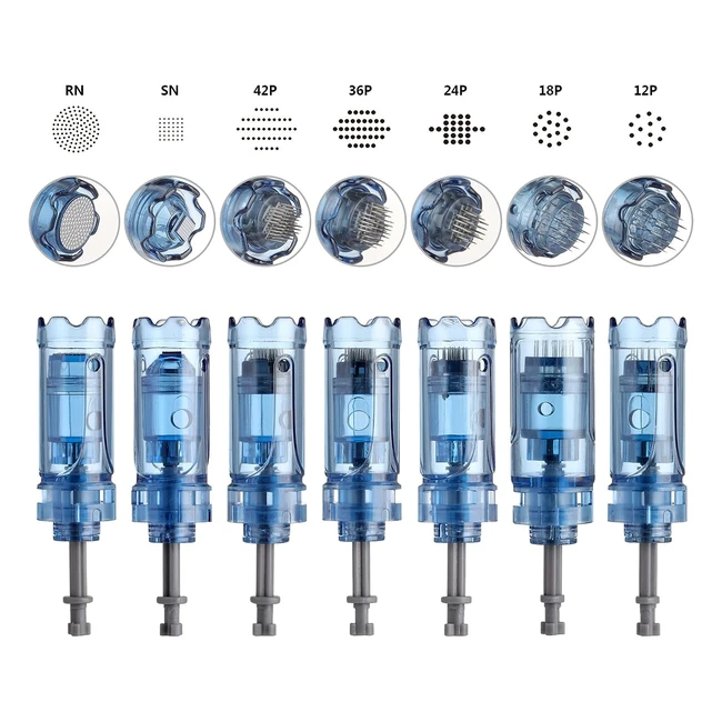 DrPen 24Pin Microaiguilles Dermapen A9 - Rajeunissement de la peau, rides, antige - 10 pièces