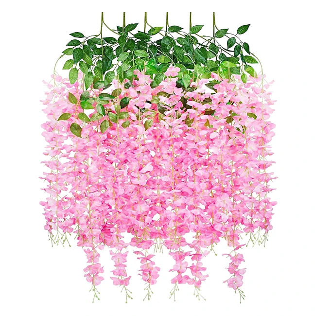 Artificial Wisteria Flowers Vine - High Quality Silk Cloth - Wedding Garden Home Decor