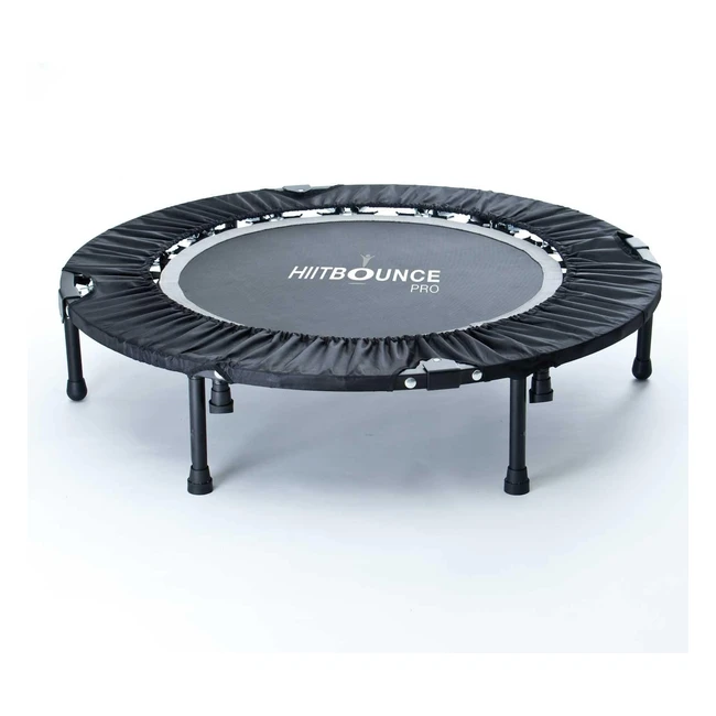 Maximus HIIT Bounce Pro Exercise Trampoline for Adults - Cardio Strength Tone 