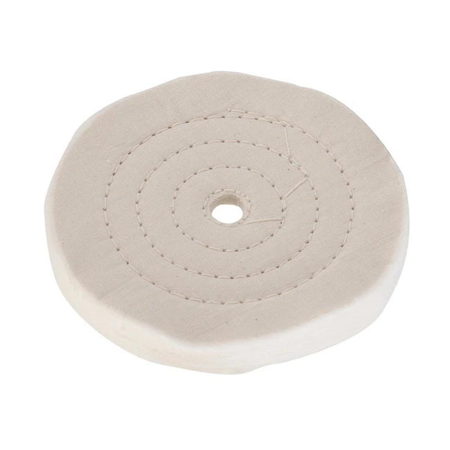 Disco di Lucidatura Silverline 633782 a Cucitura Doppia 150mm