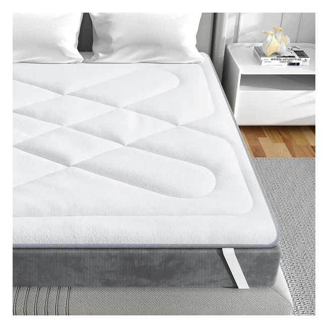 Surmatelas Bedstory 90x190 cm en bambou doux et antiacarien