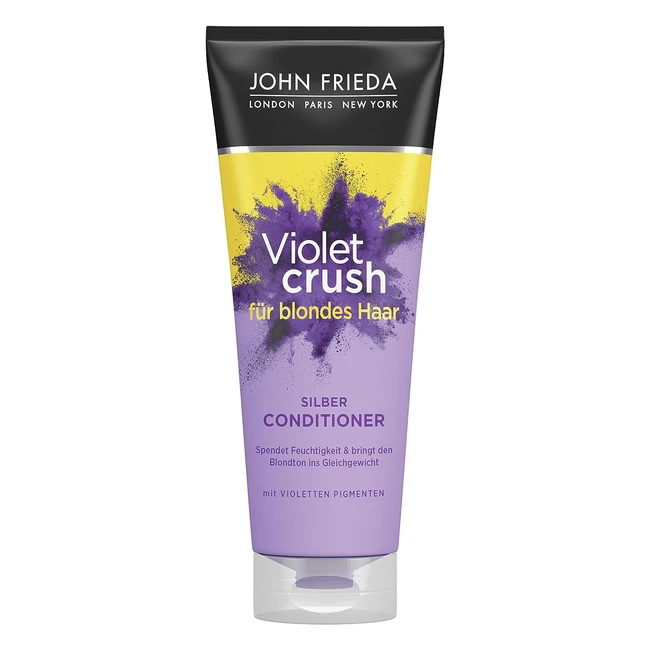 John Frieda Violet Crush Balsamo Antigelante 250ml - Nutre e Idrata i Capelli Biondi