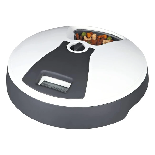 Comedero Automático Trixie TX66 - 240ml - Gris/Blanco