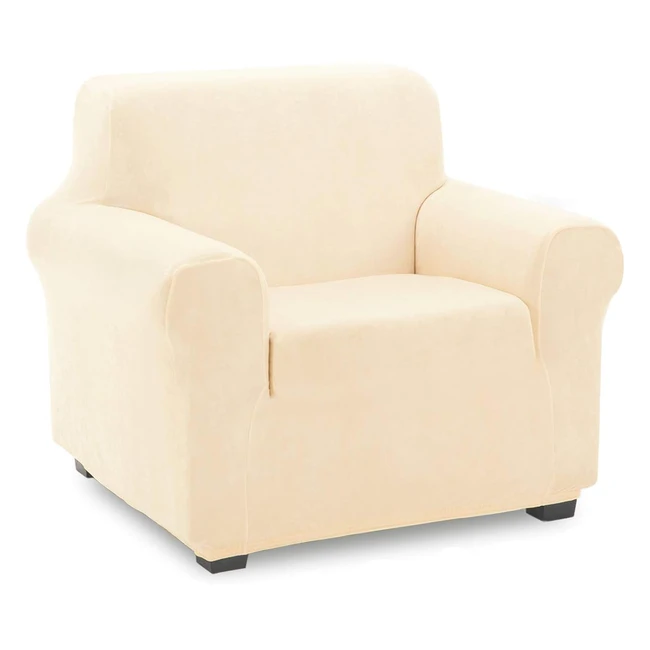 Funda de Sofá Terciopelo 1 Plaza - Suave, Elegante y Antideslizante