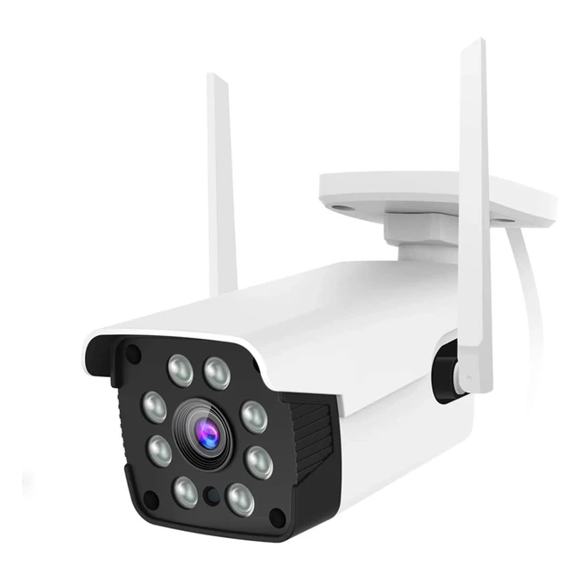Netvue Security Camera Outdoor WiFi Cam AI Motion Detection - Alexa Compatible - IP66 Waterproof