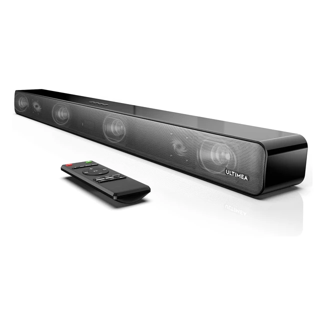 Ultima 100W TV Soundbar - Surround 3D Sound, Bluetooth, Wall Mounted Speaker