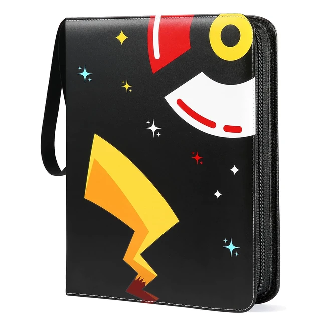 Classeur Carte Collectionner - Peut contenir 900 cartes - 50 pochettes amovibles - Rangement transparent - Pour filles et garçons