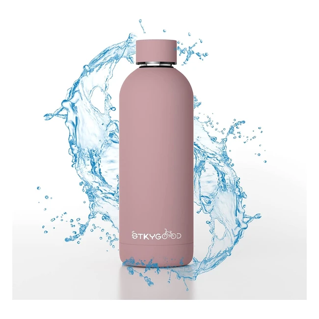 Botella de Agua de Acero Inoxidable 500ml - Kitmiido