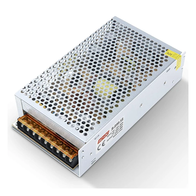 Alimentation DC 12V 20A Transformateur LED 240W Commutation AC 110V 240V Convertisseur de Commutation